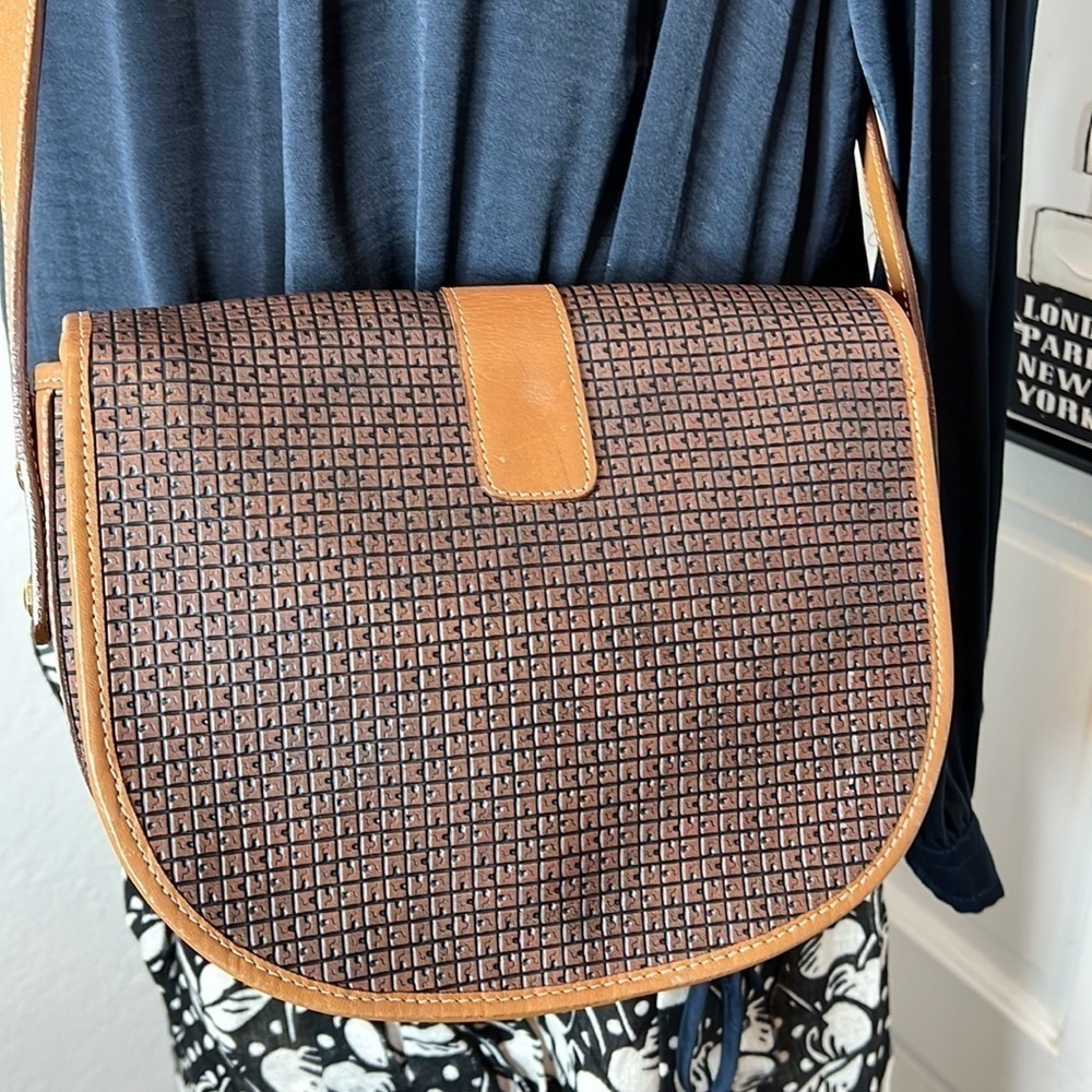 Vintage Ted Lapidus Leather Cross Bag - Picture 3 of 14